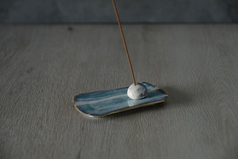 粼粼 水路_香道具 - 香薰/精油/线香 - 瓷 蓝色