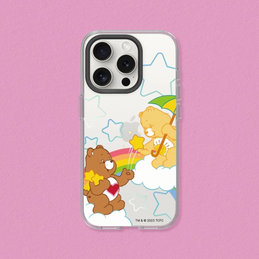 Clear透明防摔手机壳∣Care Bears/熊满星空 for iPhone - 手机壳/手机套 - 塑料 透明