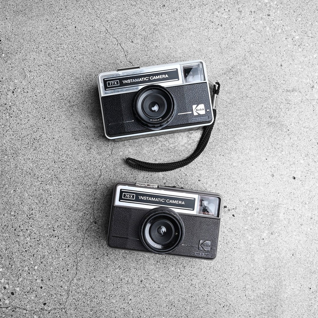 Vintage 1977 Kodak Instamatic 76x 77x 柯达古董相机/台北古董 - 相机 - 塑料 黑色
