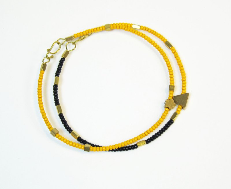 呼啦呼啦～黄 - 手链/手环 - 其他金属 黄色