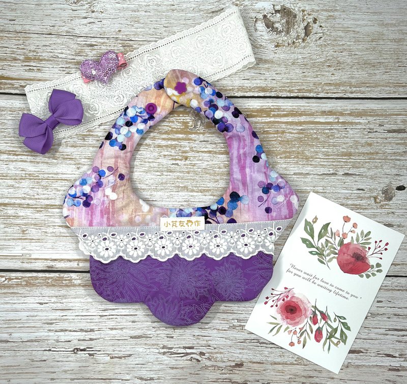 云朵兜 六层纱围兜 情深深雨蒙蒙 - 围嘴/口水巾 - 棉．麻 