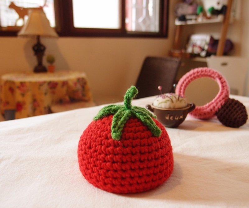 不能吃水果~TOMATO小圆镜 - 彩妆刷具/镜子/梳子 - 聚酯纤维 红色