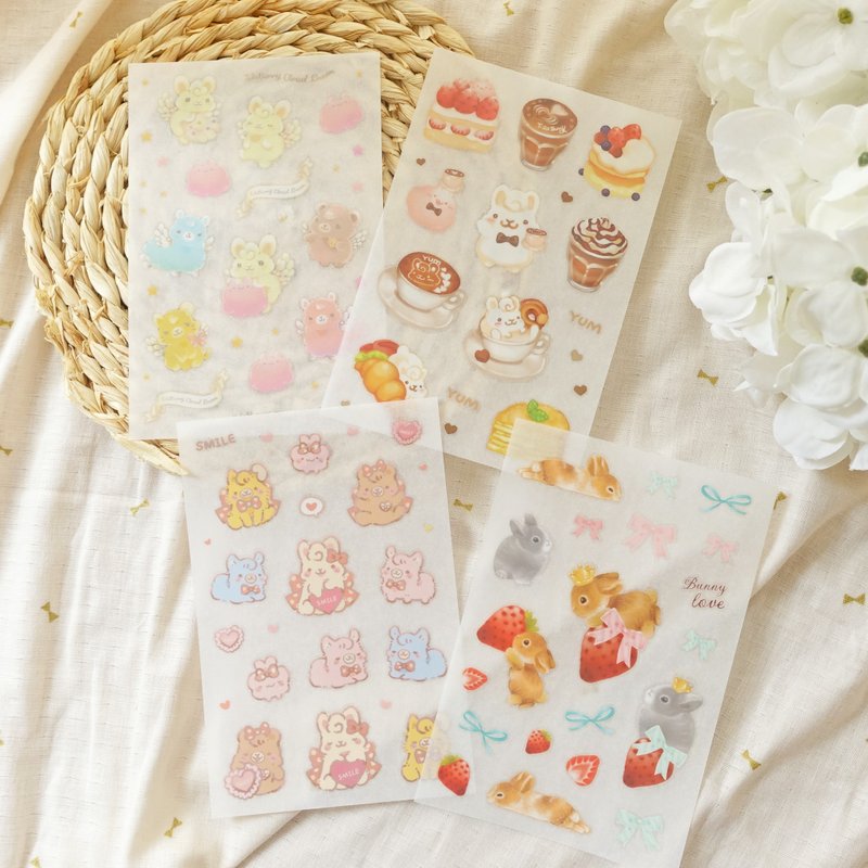 │台湾插画快速出货│转印贴纸│贴纸│手帐│拼贴│DIY│素材 - 贴纸 - 纸 多色