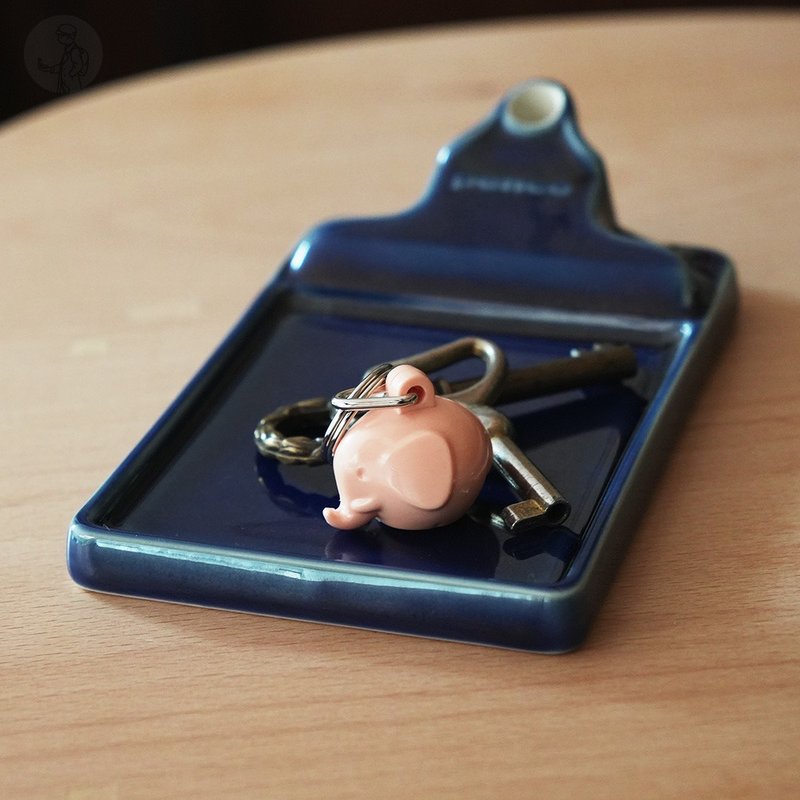 北欧大象钥匙圈 - 钥匙链/钥匙包 - 塑料 粉红色