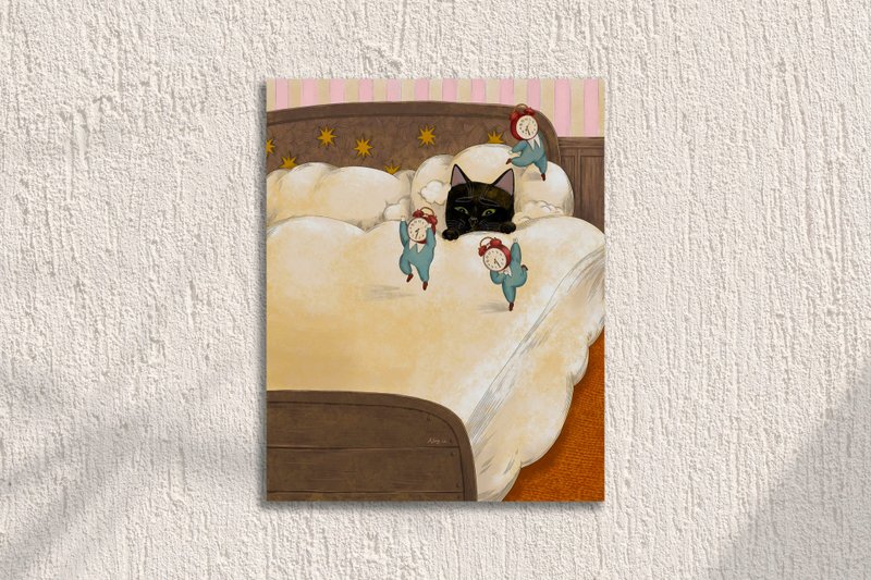 复制画-起床的挣扎/海报/挂画/家饰 - 海报/装饰画/版画 - 纸 