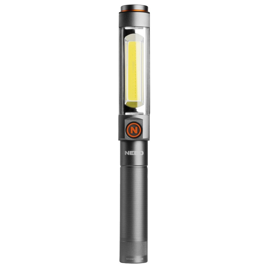 【NEBO】富兰克林 工作灯两用手电筒-USB充电 500流明 IPX4 - 露营用品 - 其他金属 灰色