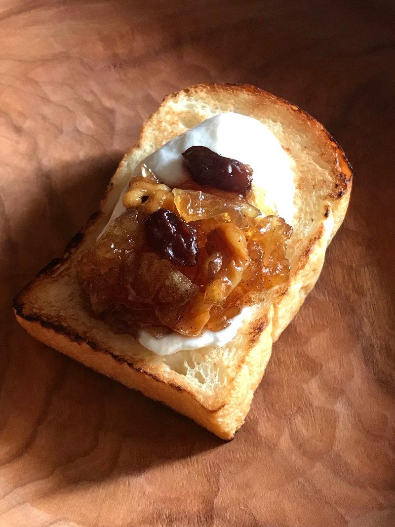 雍容的肉桂核桃有机苹果果酱 - 果酱/抹酱 - 新鲜食材 咖啡色