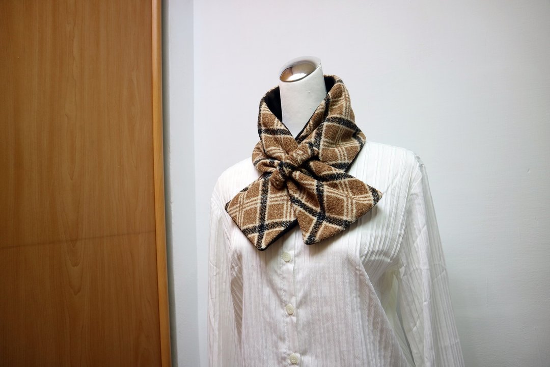 可调式短围巾.scarf 保暖围脖 双面双色 大人.小孩均适用 - 围巾/披肩 - 其他材质 