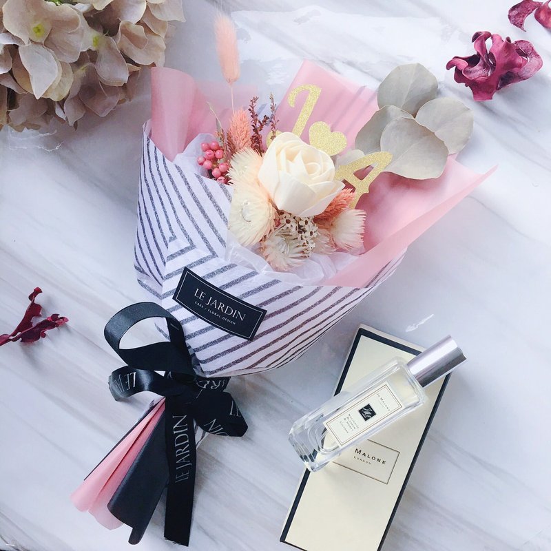 “ Le Jardin ”蕾丝方糖 手做干燥花束 / 情人节 生日礼物 - 植栽/盆栽 - 植物．花 粉红色