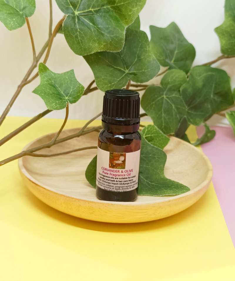 造型扩香石配香薰油(海盐芫茜) - 香薰/精油/线香 - 其他材质 绿色