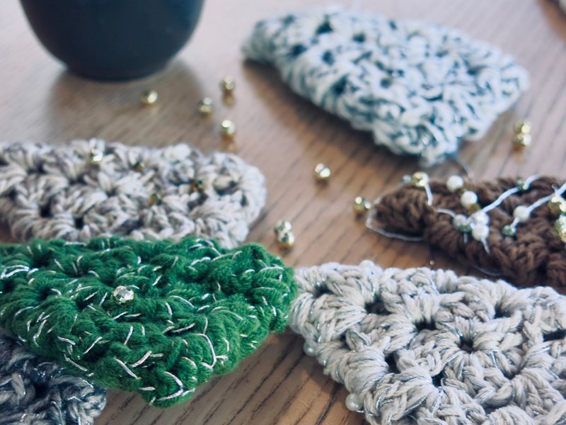 软QQ毛线圣诞树 - 摆饰 - 羊毛 绿色