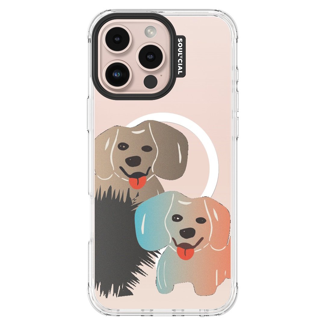 Thug Dog doggie of Tokyo Street iPhone 16 手机壳 MagSafe磁吸 - 手机壳/手机套 - 其他材质 