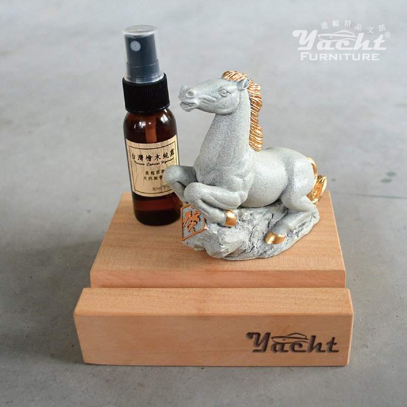 12生肖原木手机座(送桧木纯露) - 摆饰 - 木头 咖啡色