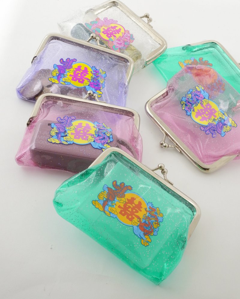 金口散子包  龙凤囍字/ 一帆风顺 - 零钱包 - 其他材质 