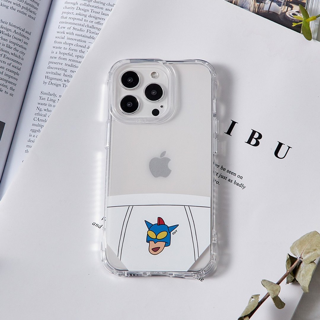 蜡笔小新动感超人内裤抗黄防摔MagSafe iPhone手机壳 - 手机壳/手机套 - 塑料 透明