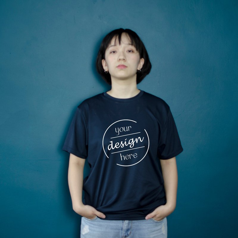 【定制化礼物】定制化  抗UV短T (15色) - 中性连帽卫衣/T 恤 - 棉．麻 