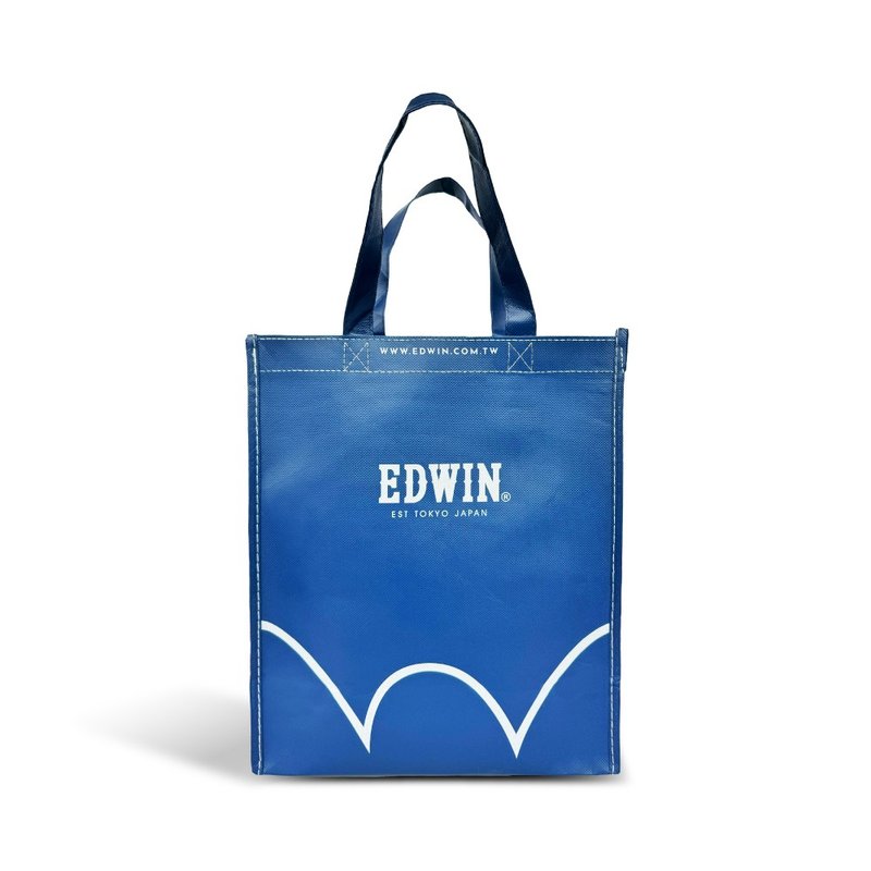 8月赠品-单笔结帐满1,680元 赠EDWIN+江户胜 联名手提购物袋 - 男装上衣/T 恤 - 棉．麻 蓝色