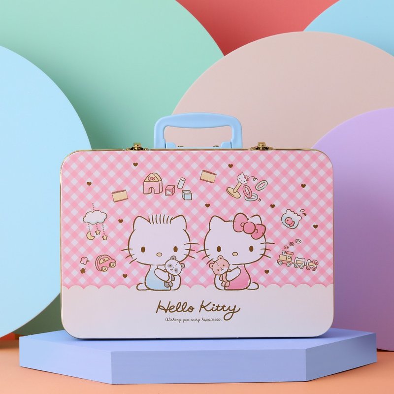 【金格食品】Hello Kitty幸福旅行箱(蛋糕款礼盒) - 蛋糕/甜点 - 其他材质 金色