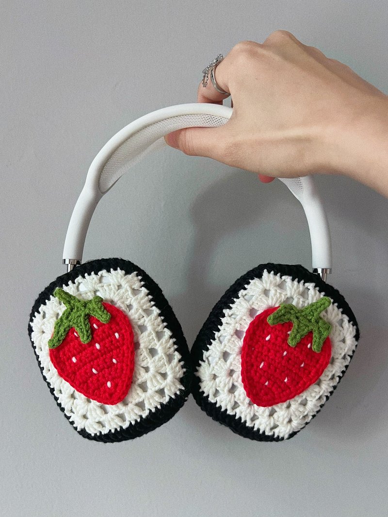 可爱草莓 AirPod Max 保护套 索尼 XM5 头戴式耳机保护套 - 耳机 - 其他材质 