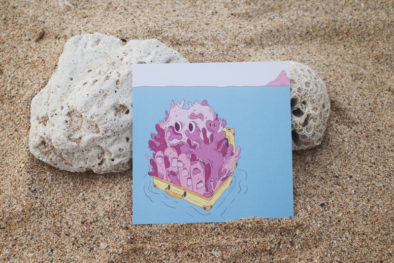 关不上的回忆丨小琉球插画明信片 - 卡片/明信片 - 纸 