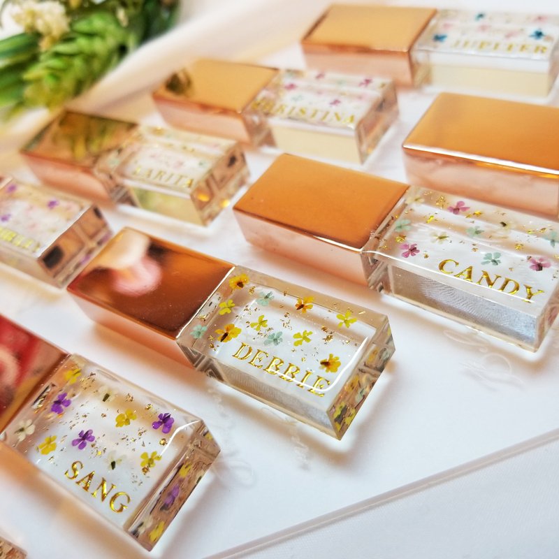 【优雅花调二】定制人名随身碟USB 毕业 女朋友 结婚礼物 - U盘 - 其他材质 