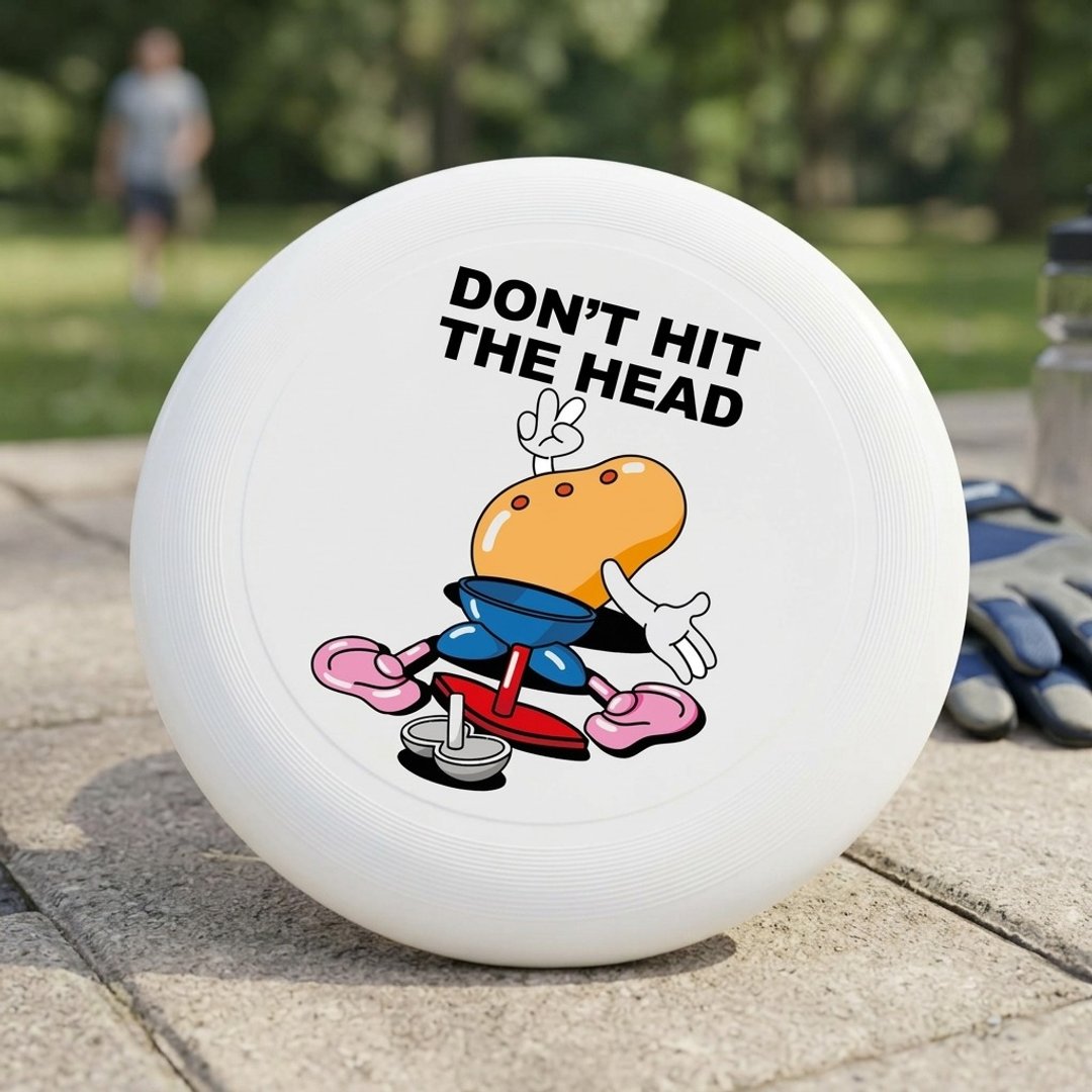 Don't Hit The Head 飞碟飞盘 - 运动/健身用品 - 塑料 白色