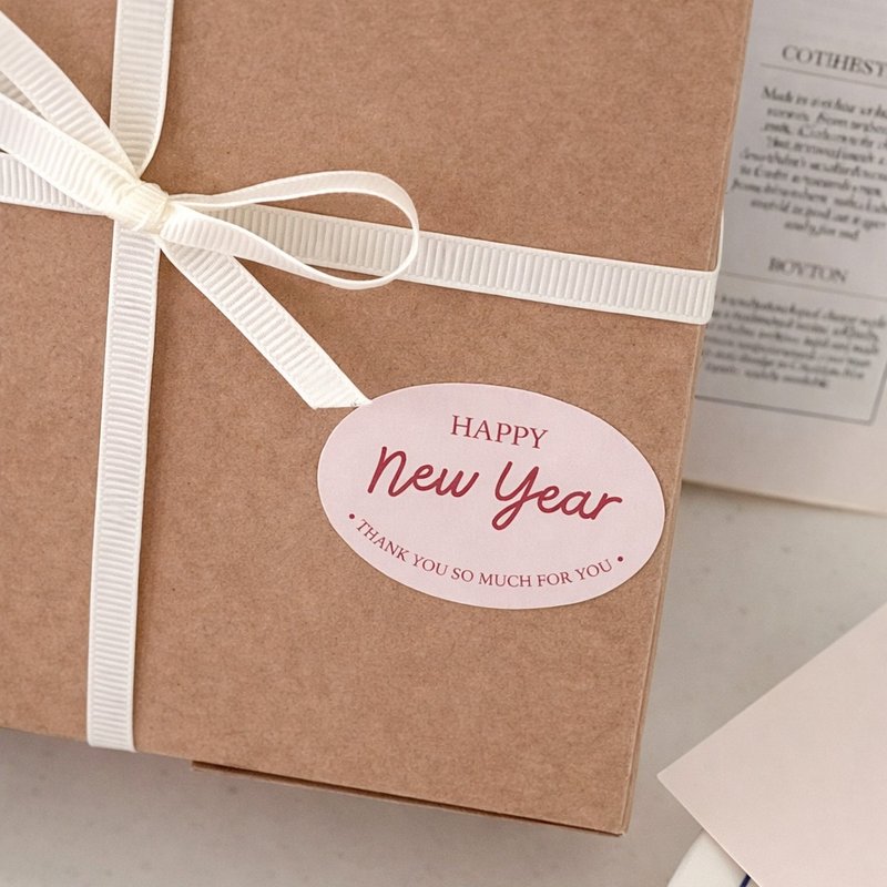 新年雾面防水封口贴丨多用途包装贴纸・过年包装封口 ( 60张 ) - 贴纸 - 防水材质 多色