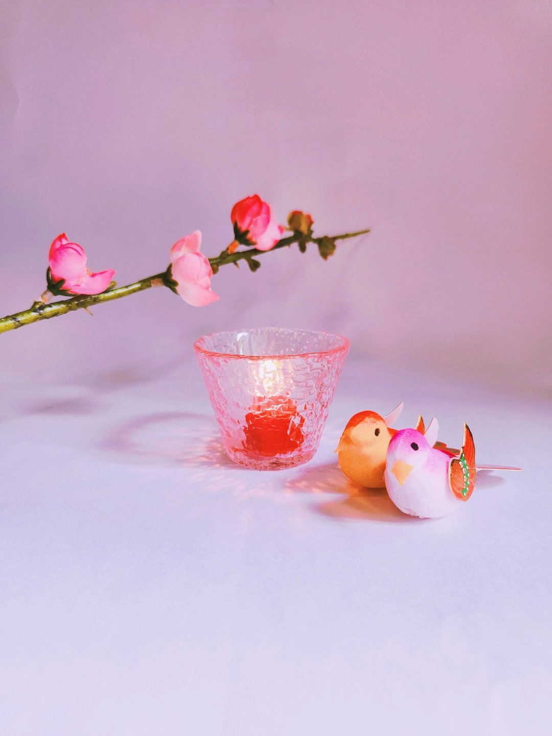 月老催桃花蜡烛 - 蜡烛/烛台 - 蜡 粉红色