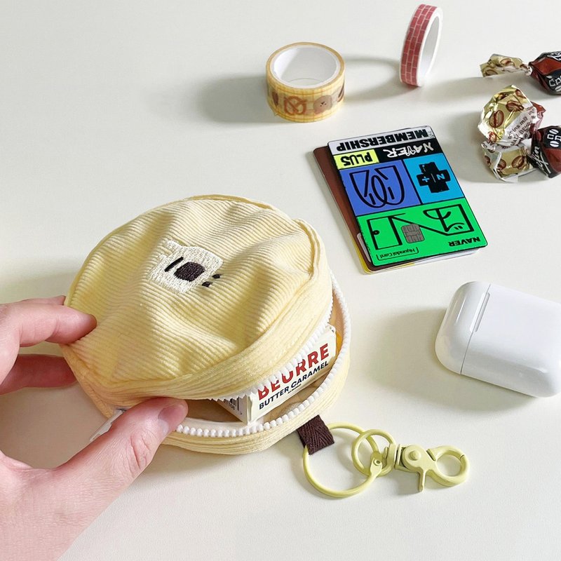 优质黄油袋卡夹零钱包 - 化妆包/杂物包 - 棉．麻 