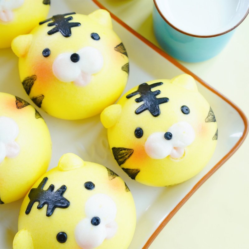 美姬馒头 老虎鲜乳造型馒头 一盒6入 - 其他 - 其他材质 