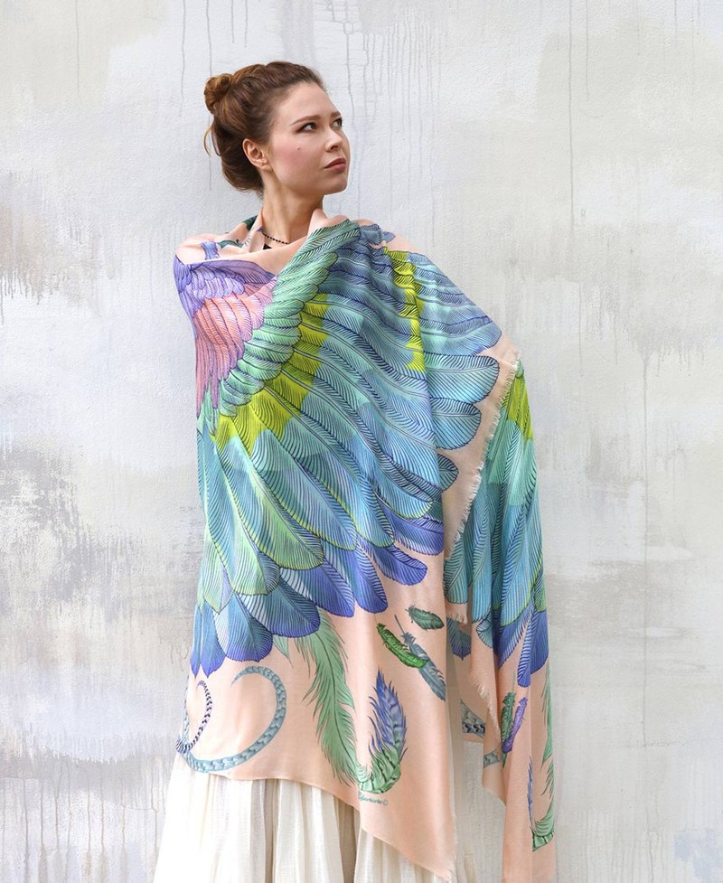 DULCE SHAWL - 丝巾 - 棉．麻 