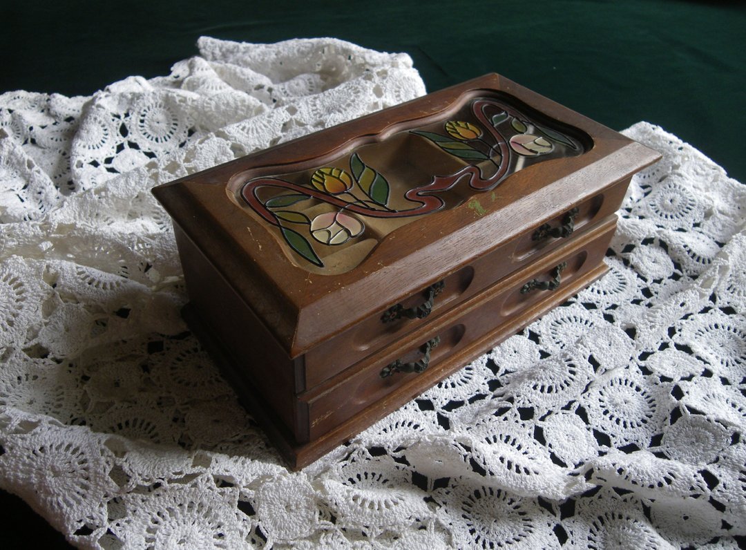 【老时光 OLD-TIME】早期台湾制珠宝盒 - 收纳用品 - 其他材质 