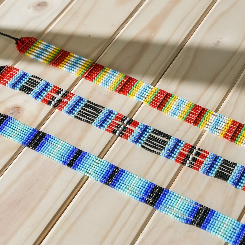 【原风艺站】男士串珠颈链 | 原住民 族服 台湾印象 丰年祭 - 颈链 - 其他材质 