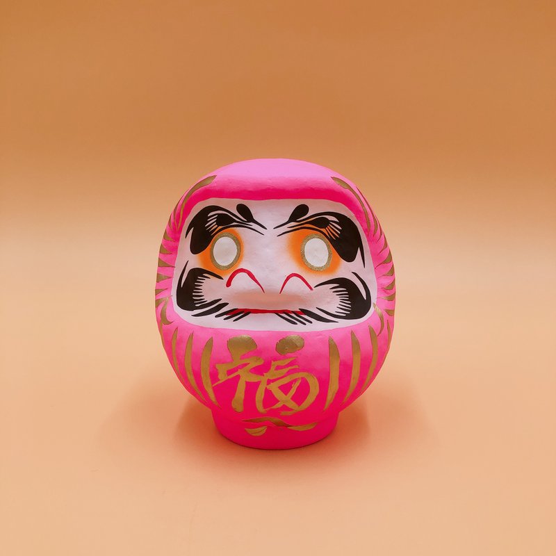 【招福祈愿】达摩不倒翁 だるま 粉色 多尺寸 摆设 送礼 许愿 DIY - 摆饰 - 纸 粉红色