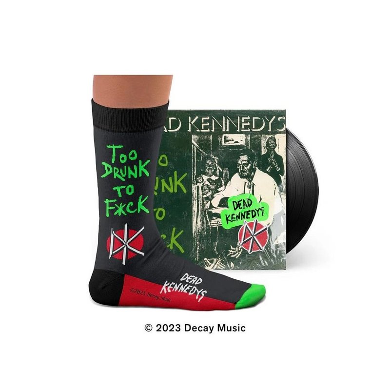 【葡萄牙进口】Too Drunk Socks 中筒袜 男袜 女袜 - 袜子 - 棉．麻 黑色