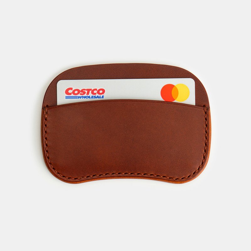 GOURTURE - Jelly Bean 雷根糖 卡片夹 / 卡夹【琥珀棕】 - 皮夹/钱包 - 真皮 咖啡色