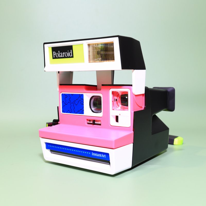 【Polaroid杂货店】Polaroid 600 型 像素-斑点 美洲限定 宝丽来 - 其他 - 塑料 粉红色