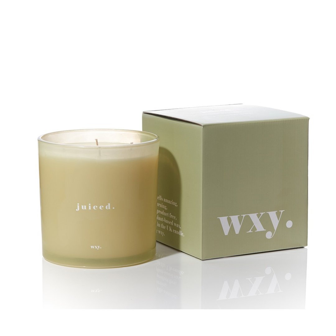 【英国 wxy】特大款经典蜡烛- juiced. 莱姆酪梨 & 黄瓜 /1500g - 蜡烛/烛台 - 玻璃 绿色