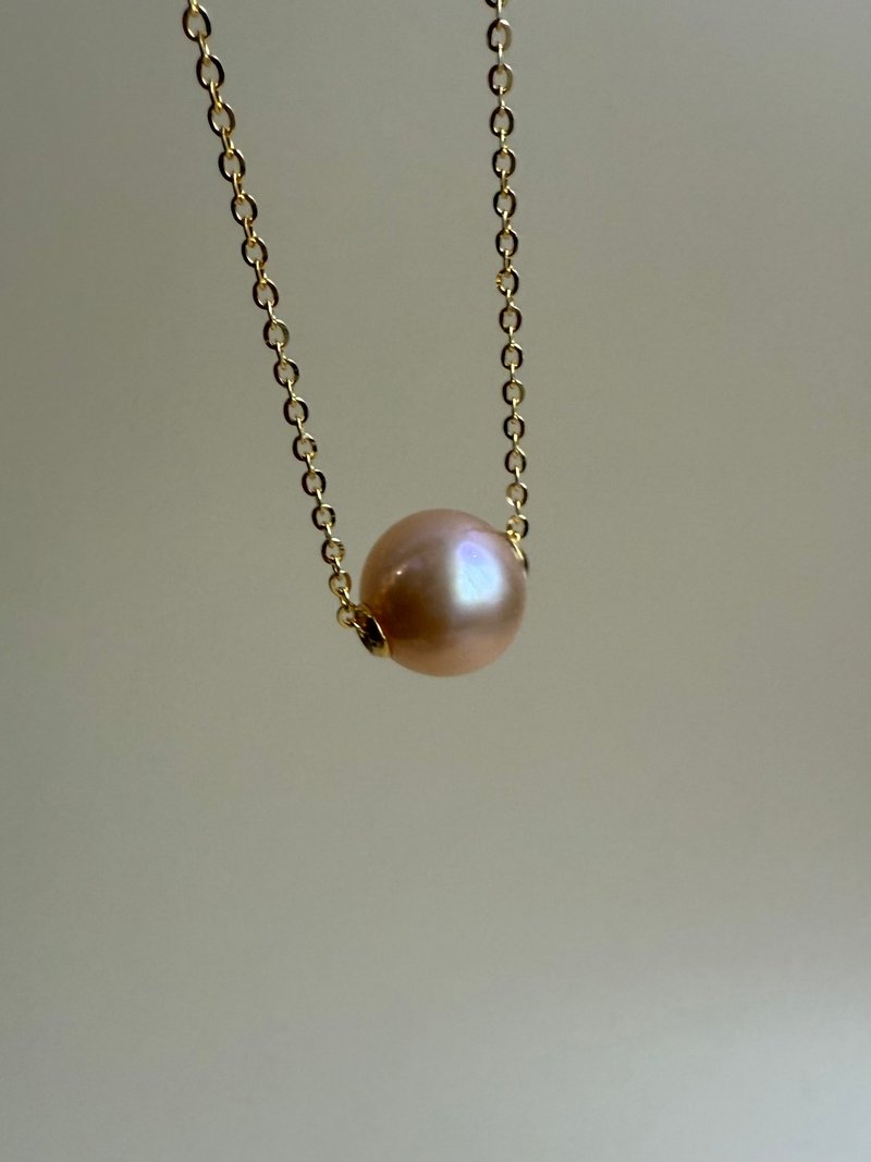 流光随行 天然淡水珍珠项链 - 项链 - 珍珠 紫色