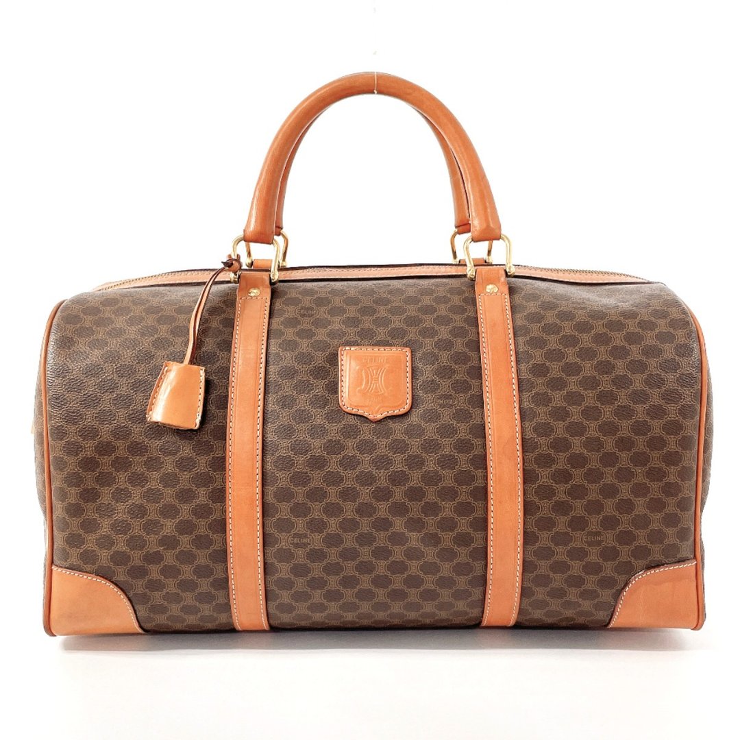 【日本直送 二手美品】CELINE 旅行袋 JMB12 Macadam PVC/皮革 棕色 古董精品 - 其他 - 其他材质 咖啡色