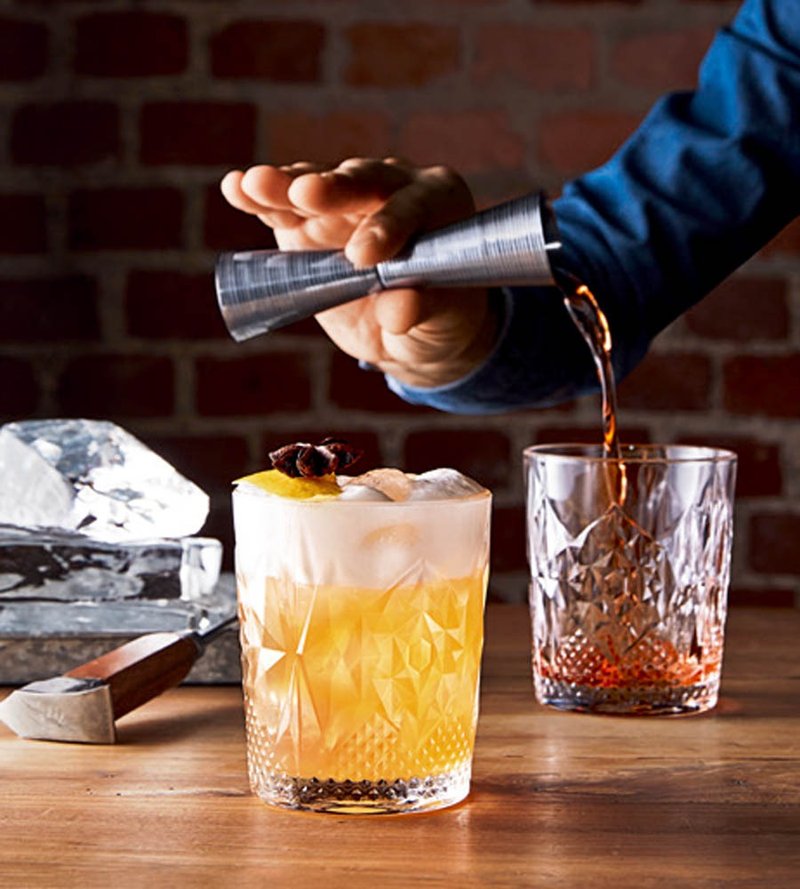 意大利 Bormioli Rocco Stone 宝石雕花威士忌杯/冷饮杯 (共两款) - 酒杯/酒器 - 玻璃 白色