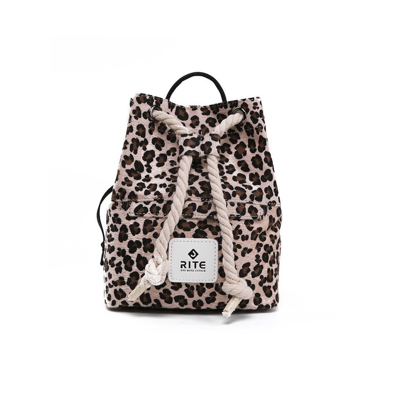 RITE V1两用拳击小后背包 豹纹香槟 - 侧背包/斜挎包 - 防水材质 多色