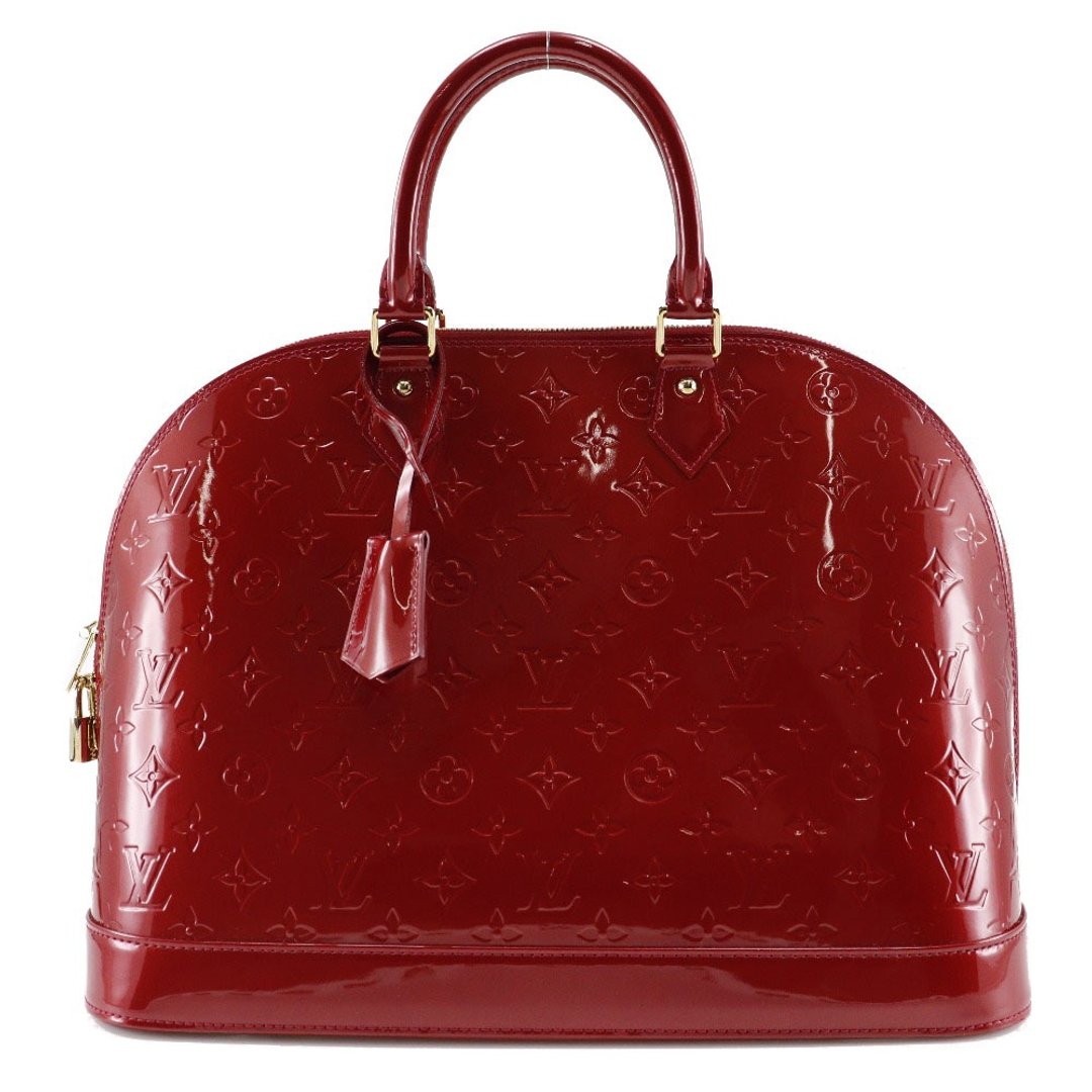 【日本直送】路易威登 LOUIS VUITTON Alma GM 手提包 M93596 漆皮 苹果红 MI2079 女仕【二手】 - 手提包/手提袋 - 塑料 红色