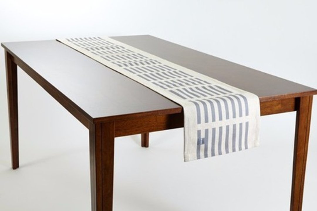 Table runner Scandinavian pattern gray wind natural Linen 183 × 30cm jubileetabletr040ym - 杯垫 - 棉 