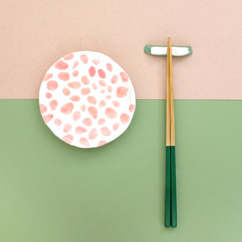 noii noii 雪地草莓小碟 - 花瓶/陶器 - 陶 粉红色