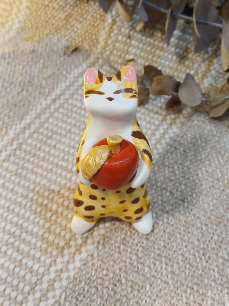 猫肥运来-金金平安-传心达意小物 - 玩偶/公仔 - 陶 
