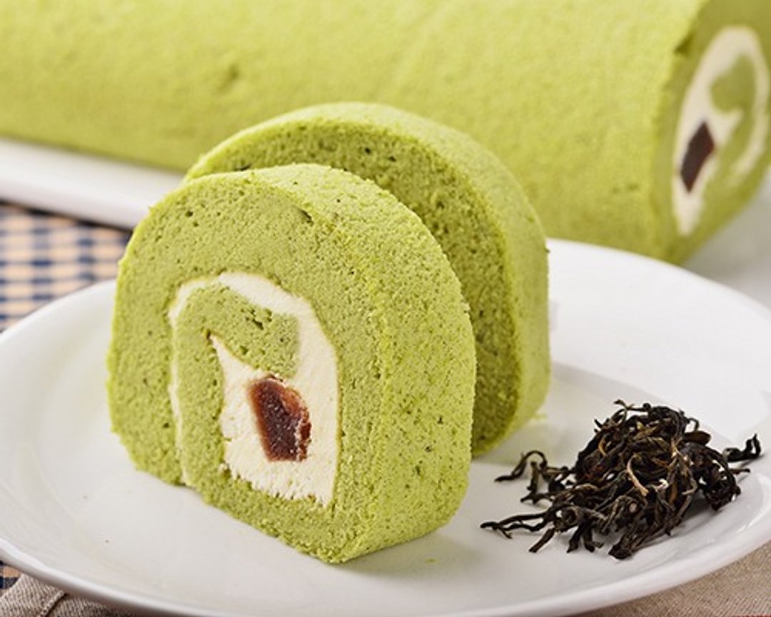 ★Aposo艾波索．抹茶童话甜心卷12cm★苹果日报母亲节蛋糕评选季军！浓郁茶香蛋糕 Q弹黑糖麻糬 完美搭配 - 咸派/甜派 - 新鲜食材 绿色