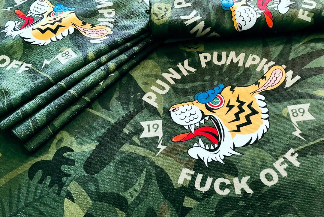 BLR 运动毛巾 PunkPumpkin 老虎迷彩MC01  - 毛巾浴巾 - 聚酯纤维 绿色
