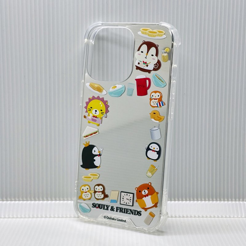 iPhone TPU 软胶电镀银镜面手提电话壳 (港式茶餐厅) - L015SQE - 手机壳/手机套 - 塑料 银色