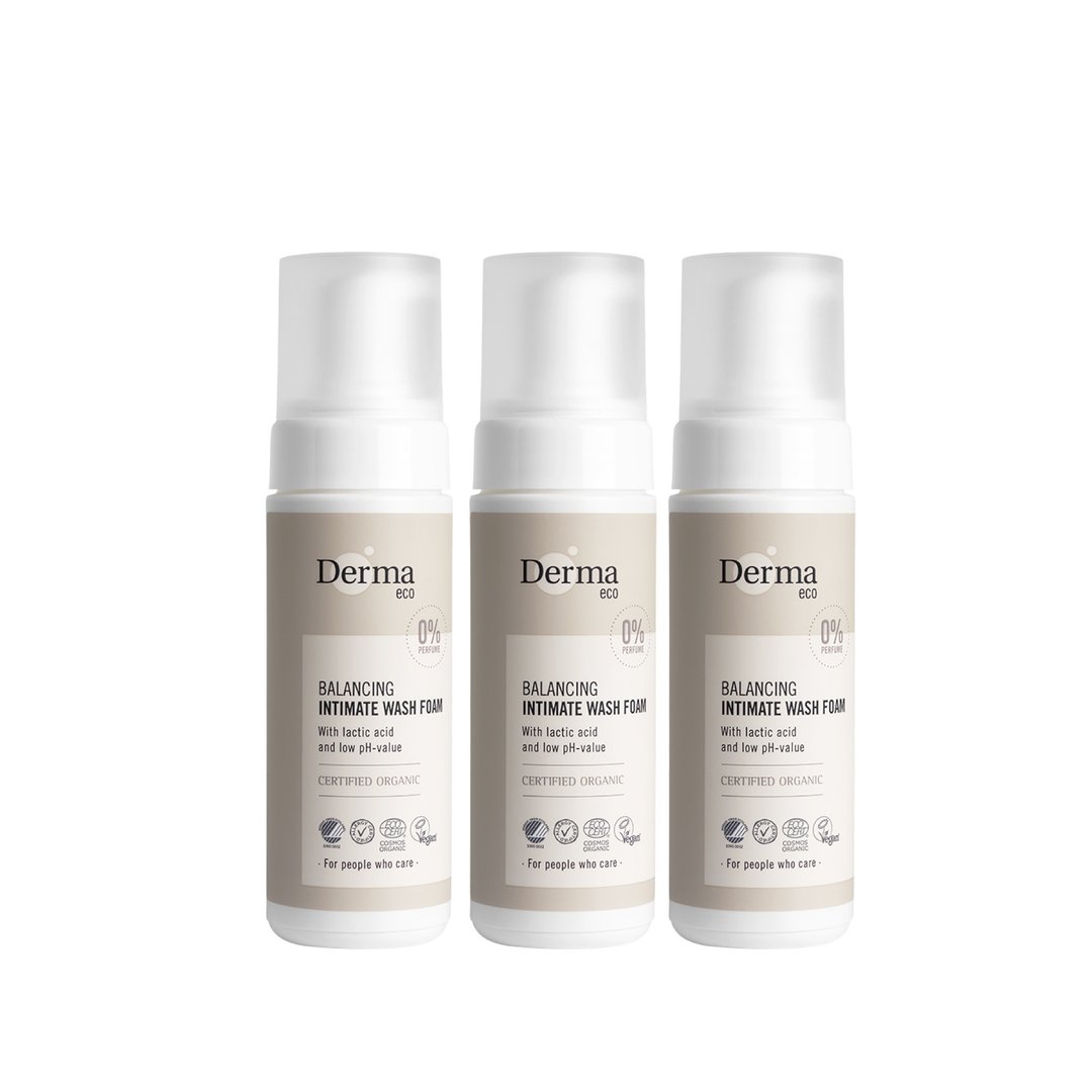 Derma 大地 Eco 私密洁净慕斯 3 入组 - 私密护理 - 其他材质 白色